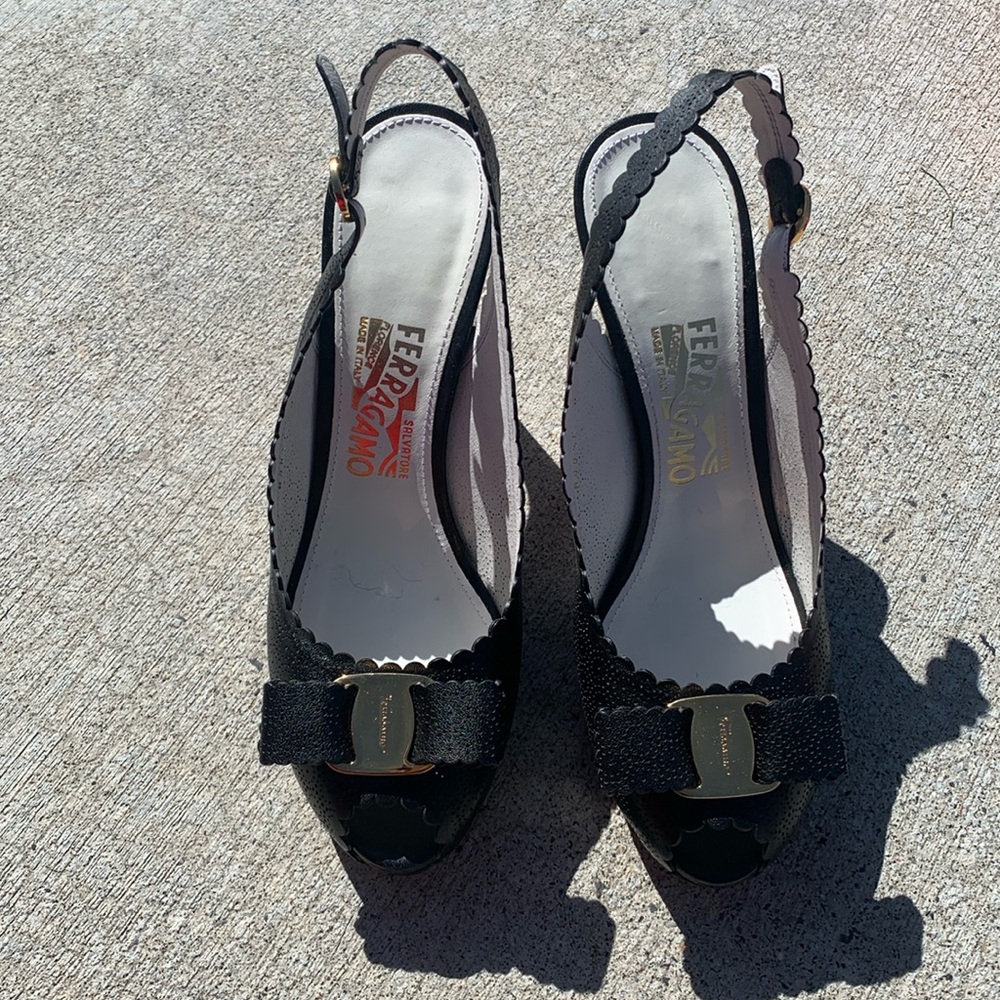 Salvatore Ferragamo Maya Lace heels